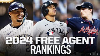 2024 Free Agent Class TIERS  See where Juan Soto Corbin Burnes amp Teoscar Hernández rank [upl. by Ayatnwahs]