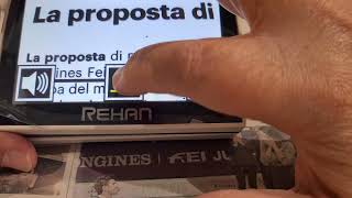 Videoingranditore portatile Looky 4 ipovedenti Ottica Centro Russi RA [upl. by Ly]