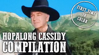 Hopalong Cassidy Compilation  COLORIZED  Edgar Buchanan  Wild West [upl. by Emmye]