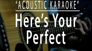 Heres your perfect  Jamie Miller Acoustic karaoke [upl. by Aspasia]