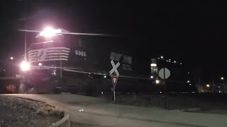 NS 6966 Leads C39 Light West Through Creighton PA  11924 [upl. by Atinniuq893]