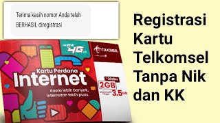 Cara Registrasi Kartu Telkomsel Tanpa Aplikasi Tambahan [upl. by Evey306]