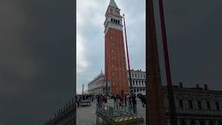 Piazza San Marco Venice Italy Beautiful architecture including St Marks Basilica and Doges Palace [upl. by Aratehs]