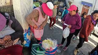 el mas rico CHUÑO LA PAPA HELADA en cusco Perú [upl. by Kiri]