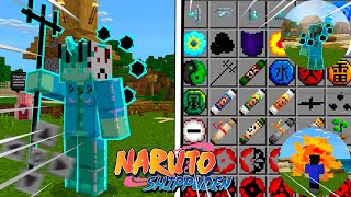 FINALMENTE NARUTO CRAFT V3 PARA MCPE COM JUTSUMISSÕES E MAIS [upl. by Jacobson972]