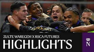 HIGHLIGHTS U23 Zulte Waregem  RSCA Futures  20232024 [upl. by Giardap]