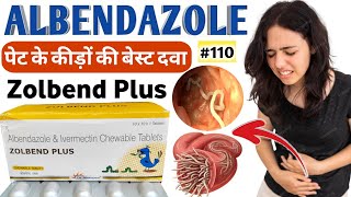 पेट के कीड़ों की दवा Zolbend Plus Tablet  Albendazole and Ivermectin Tablet  Bandy Plus Tablet [upl. by Arres324]