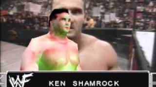 WWF Smackdown 1 Ken Shamrock Entrance [upl. by Shelman437]