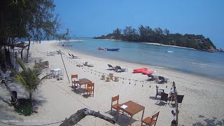 🔴 Lost Beach Bar amp Restaurant  Chaweng  Koh Samui  Thailand  Live Beach Webcam  2160p 4K [upl. by Signe]