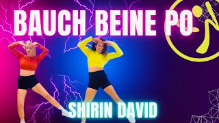 BAUCH BEINE PO 🍑 SHIRIN DAVID 🍑 Zumba®️ Fitness Choreography by Inka Brammer [upl. by Yt]