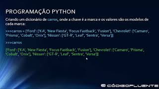 Aula 08  Python  Dicionário [upl. by Netta]