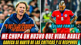 GARECA SE HARTÓ DE VIDAL y le RESPONDE CON TODO luego de las críticas e insult0s del jugador [upl. by Akimak]