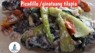 Picadilloginataang tilapia panlasang pinoy [upl. by Ennalorac]