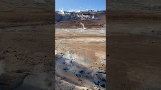 Hverir geothermal area iceland geothermal sulphursprings geography mars earth [upl. by Milli]