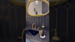 Modern Luxury Bathroom Vanity Designs shorts bathroomdesign [upl. by Yntirb]