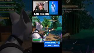 fortnite AZUKI nuevos estilos fortniteskins fortniteclips alonsoyandy [upl. by Yorgerg]