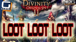 DIVINITY ORIGINAL SIN 2  Tracks of the Tyrant Barricade Epic Shield and plenty of loot location [upl. by Oiled]