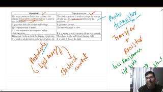 Difference between photodiode and phototransistor 16 [upl. by Kellda]