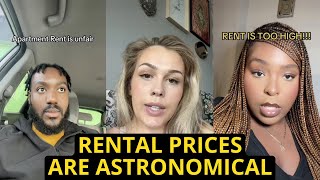 Rent Prices Keep Increasing  People Can’t Afford It  TikTok Reacts To Rent Increases [upl. by Gypsie]