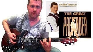 The Great Pretender  Freddie Mercury  Acoustic Guitar Tutorial [upl. by Ihcelek337]