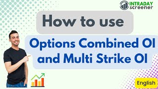 Combined Oi Multi Strike Oi Future Intraday Oi Buildup  Intradayscreener demo Options Trading [upl. by Notyad]