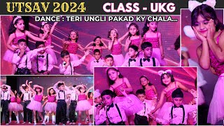 CHRIST SCHOOL RAJOURI UTSAV 2024  TERI UNGLI BY UKG STUDENTS [upl. by Mahala]