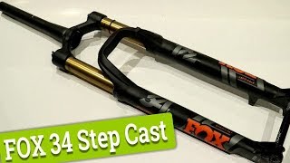 FOX Factory 34 StepCast 120mm 29er Fork Feature Review and Weight [upl. by Enihpled]