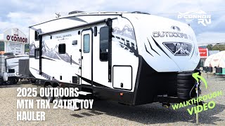 2025 Outdoors 24TRX Toy Hauler  Walkthrough [upl. by Orten]