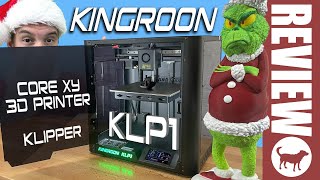 Kingroon KLP1 Core XY 3D Printer Review  Klipper  Full Enclosure  Super Fast Print Speeds [upl. by Yelsa462]