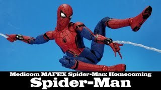 MAFEX SpiderMan Homecoming Medicom Review [upl. by Astred171]