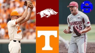 1 Arkansas vs 4 Tennessee Highlights Another Great Game  2021 College Baseball Highlights [upl. by Norrab]