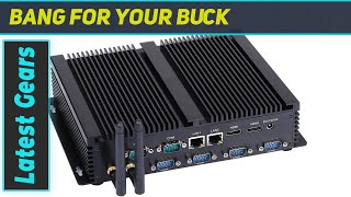 HUNSN IM04 Fanless Industrial PC Unleashing Silent Power for Industrial Applications [upl. by Laurinda]