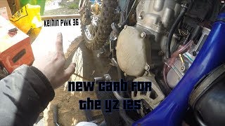 New Carb for the YZ 125 No more bog [upl. by Nylarat]