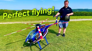 Perfect RC Helicopter flying with a XL Hughes 500e from Witte Helicopter  Pilot Heiko Fischer [upl. by Jonna]