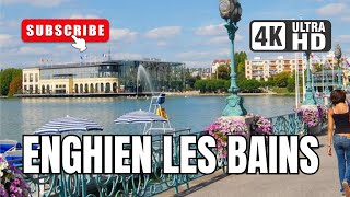 France EnghienlesBains 4K Walking Tour [upl. by Wyatt]