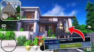 NEW MODERN HOUSE SEED in MINI BLOCK CRAFT 3D best seed [upl. by Gnehs702]