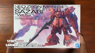 Unboxing Sazabi Ver Ka MG 1100  Aputure Amaran P60x  ASMR UNBOXING  Bandai [upl. by Halik]