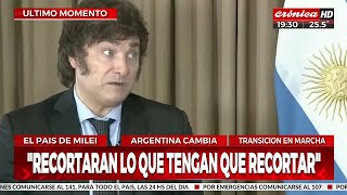 Javier Milei dijo qué va a pasar con el aguinaldo y se volvió tendencia en las redes [upl. by Scarlett397]