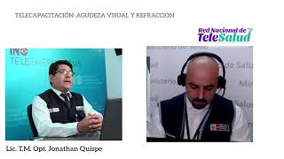 Telecapacitación Agudeza Visual y Refracción TM Opt Jonathan Quispe [upl. by Vonni]