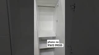 Wardrobe 3 door for sale white lucknow 91613 99555 91613 99555 lucknow furniture factory [upl. by Kciredec]