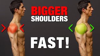 How to Get Bigger Shoulders Fast JUST DO THIS [upl. by Broderick]