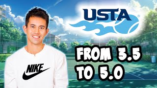 How To Improve Your USTA Tennis Rating Ft Dennis Nguyen Selftaught 50 [upl. by Julita380]