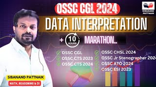 OSSC COMPLETE 💯 DATA INTERPRETATION DI  All Previous Year DI Questions of OSSC  OSSC CGL [upl. by Tiedeman]