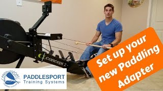 Paddlesport Training Systems Paddling Adapter Unboxing and Setup [upl. by Joyan]