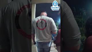 Suspicious Man amp Woman Show Up At Someones Door With A Gun Caught On Ring Doorbell Video [upl. by Martz242]