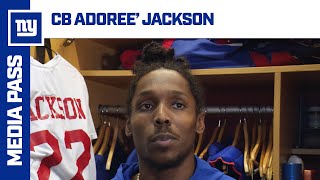 Adoree Jackson Execute and do our job  New York Giants [upl. by Ahtanaram]