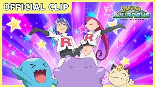 SuperDuperCharged Team Rocket  Pokémon Journeys The Series  Official Clip [upl. by Macri]