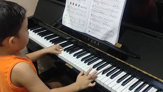 Lightly Row  Piano Adventures Lesson Book  Level 1 [upl. by Averyl]