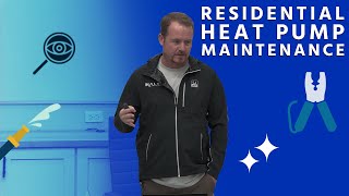 Residential Heat Pump Maintenance Part 2 [upl. by Ycnuahc]