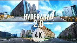 Hyderabad 20  International city  New Bharat  India  Driving  4K [upl. by Eisdnil]